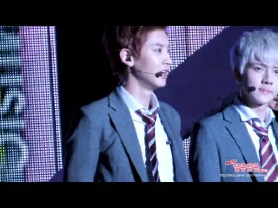 |FANCAM| 130914 Sky Festival (Chanyeol & Sehun focus)