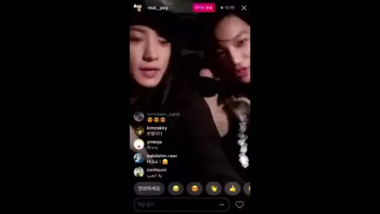 180111 @  live on Instagram