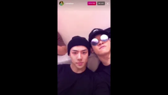 171030 오세훈 인스타라이브 (oohsehun)