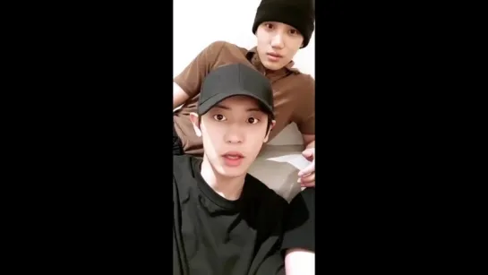 171030 Chanyeol instagram live with Kai  Sehun (full) 박찬열 - 인스타그램 라이브