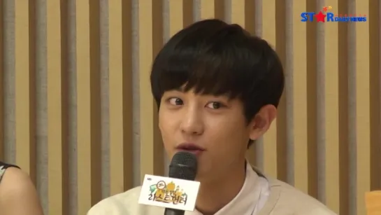 [Star Daily News] 150721 EXO Chanyeol @ Law of the Jungle Press Conference