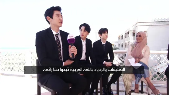 180124 EXO @ AlArabia Interview part. 1