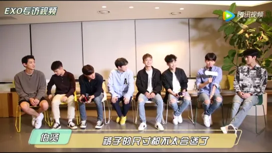 170919 EXO @ Sohu Korea Interview