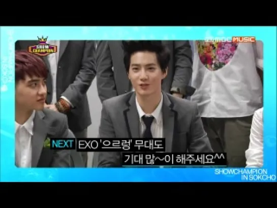 130814 EXO - Interview @ Show Champion