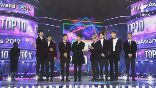 171202 EXO - Top 10 @ MelOn Music Awards