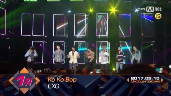 Top in 2nd of August, ‘EXO’ with Ko Ko Bop, Encore Stage! (in Full) M COUNTDOW.536