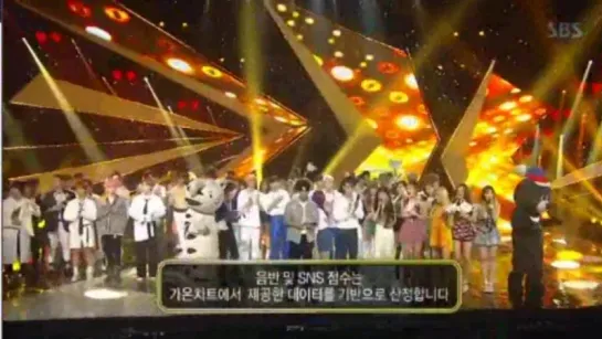 170723 EXO @ Inkigayo Ending