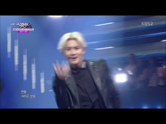 140627 KBS Music Bank Half Year Special @ EXO - Overdose + Backstage