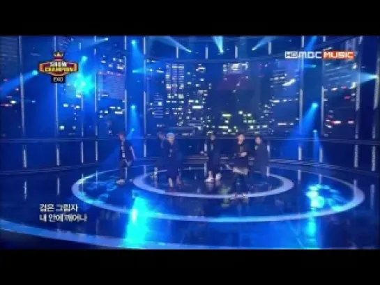 130828 EXO - Growl @ MBC Show Champion #GROWL8THWIN