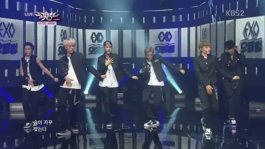 130816 EXO - GROWL @ KBS MUSIC BANK #GROWL1STWIN