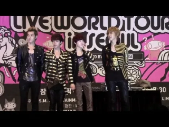 [Full Fancam] 120817 Kris, Lay, Chanyeol & Suho @ SMT Global Package Welcome Party