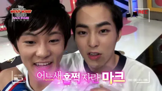 150902 EXO XIUMIN @ (Mickey Mouse Club) Backstage 04