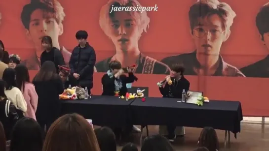 170312 fancam DAY6 (без звука) @ Fansign at Coex Live Plaza