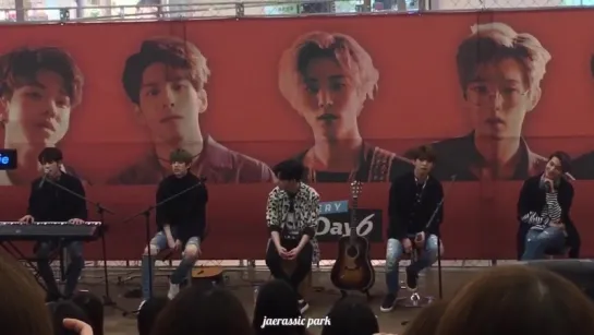 170312 fancam DAY6 - You Were Beautiful p1 @ Fansign at Coex Live Plaza