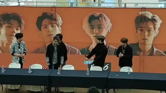 170312 fancam DAY6 begining @ Fansign at Coex Live Plaza