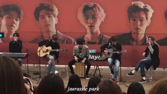 170312 fancam DAY6 - How Can I Say p2 @ Fansign at Coex Live Plaza