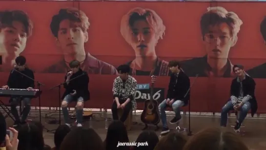 170312 fancam DAY6 - You Were Beautiful p2 @ Fansign at Coex Live Plaza