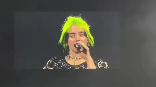 billie performing "bad guy" in orlando