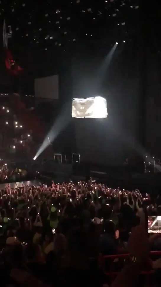 intro of the “WHERE DO WE GO? WORLD TOUR” in miami