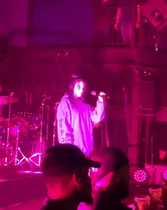 Billie performing Bitches Broken Hearts at 930 Club - Early Show in Washington, DC, USA