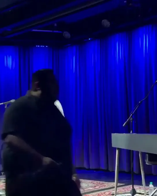 billie performing at grammy museum