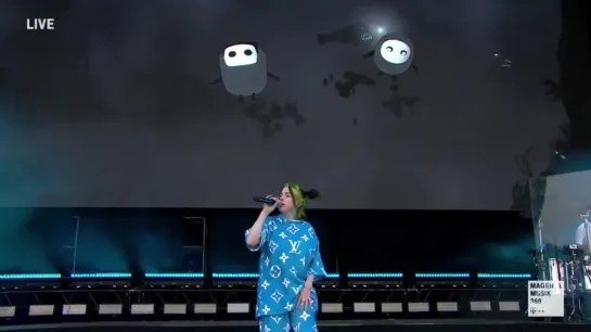 billie performing “ilomilo” at lollapalooza berlin in germany