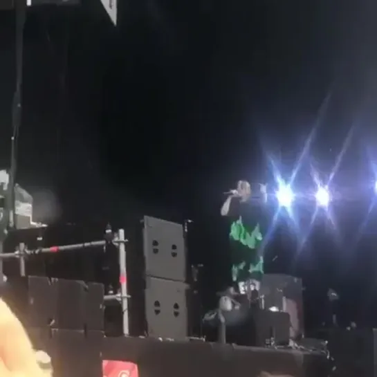 billie performing at pukkelpop in belgium