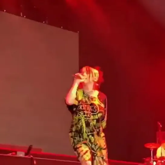 billie performing at lowlands festival in the netherlands