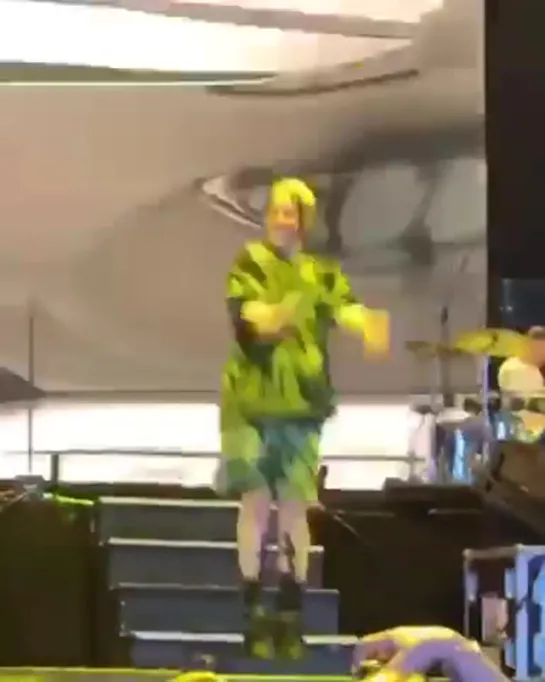 billie performing at lowlands festival in the netherlands