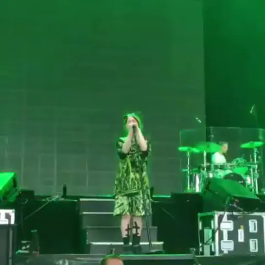 billie performing at lowlands festival in the netherlands