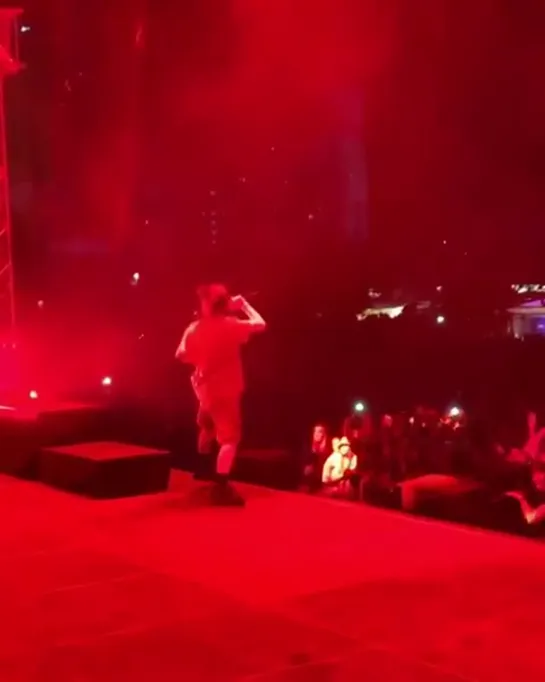 billie performing “bury a friend” at MS dockville in germany