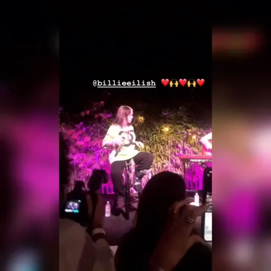 Billie at the j12yachtclub event at Sunset Beach organized by Chanel