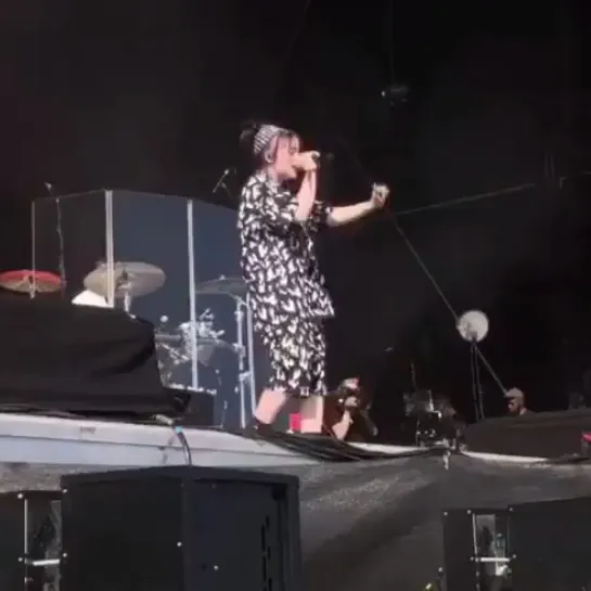 Billie performing at tinderbox festival in Odense, Denmark 27.06.19