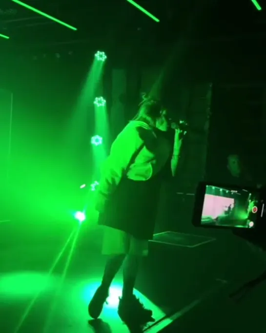 Billie performing at SXSW in Austin, Texas