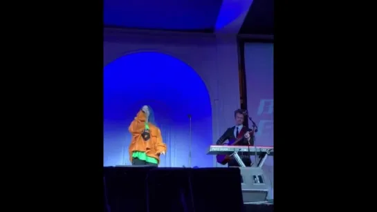 billie eilish live at the loveloud event.