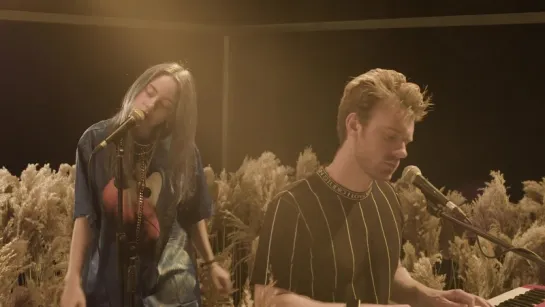 Billie Eilish and Finneas - idontwannabeyouanymore azit live session