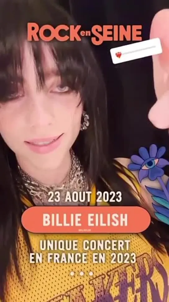 Billie for 'Rock En Seine' festival