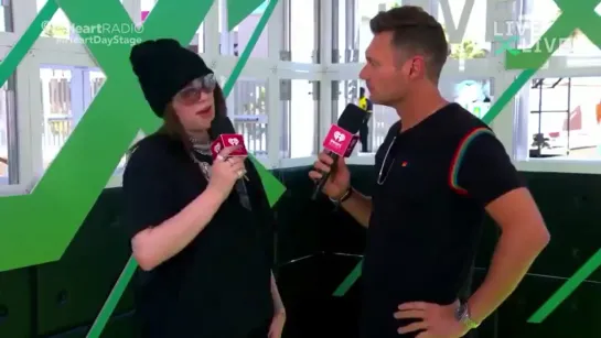 Billie interviewed at iHeart Radio Music by Ryan Seacrest