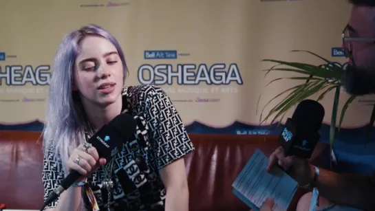 Billie Eilish Interview ¦ Osheaga 2018 ¦ Stingray PausePlay