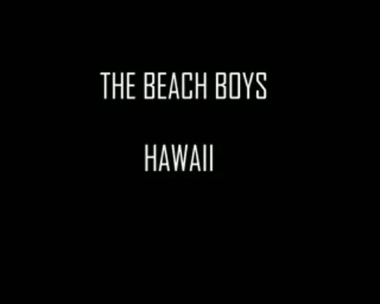 The Beach Boys-Hawaii