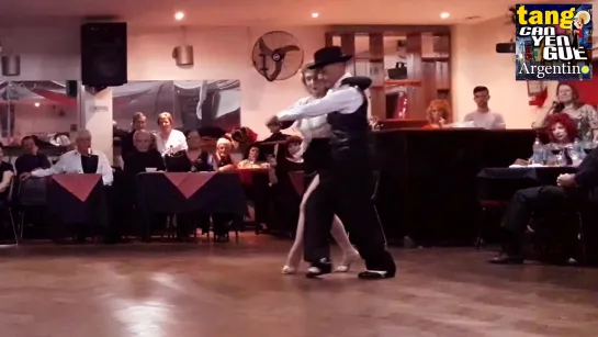 Танго Канженге: MirtaMilone y Quique Camargo bailan Tango Canyengue Argentino en La Milonga de Norma Fonseca 2019