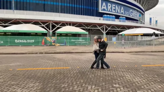 Танго Канженге/Tango Canyengue | Marcio Carreiro & Cheila Oliveira | Arena do Grêmio - POA- RS. Copa América 2019. | Brasil x Pa