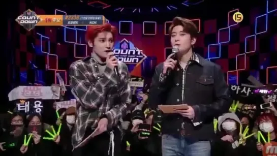 180301 Taeyong, Jaehyun @ M!Countdown special MCs