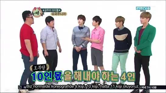 120912 Weekly Idol - Super Junior Bölüm 1 (Türkçe Altyazılı)