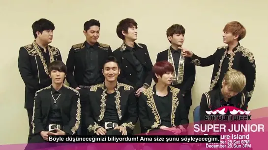 131207 SMTOWN WEEK Super Junior 'Hazine Adası' Röportajı (Türkçe Altyazılı)