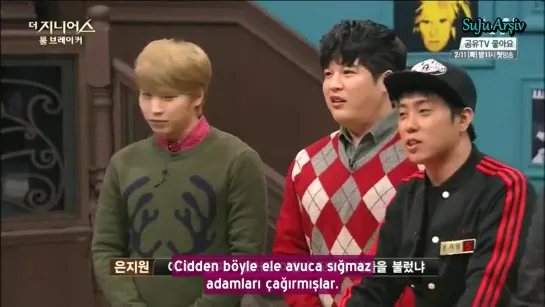 140208 The Genius 10. Bölüm - Super Junior Shindong & Sungmin & Eunhyuk & Kyuhyun (Türkçe Altyazılı)