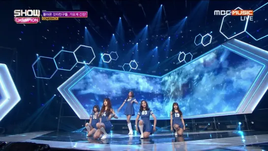 GFRIEND - Cut + Gone with the wind + NAVILLERA (Show Champion 2016.07.13)