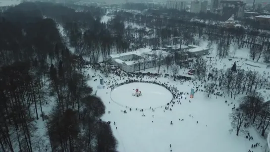 "Шуми, Масленица!" 2018 год  с высоты птичьего полёта!