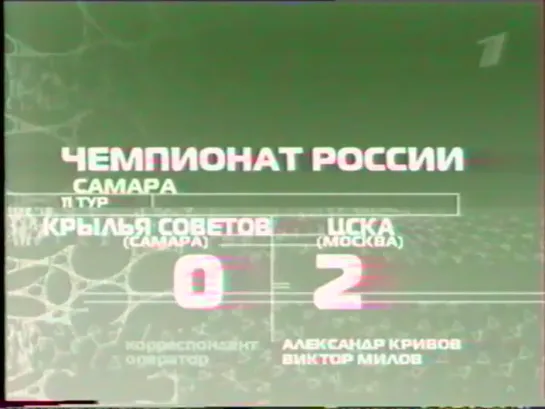 Чемпионат России 2003/11тур/ Крылья Советов(Самара) - ЦСКА(Москва)