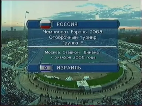 Чемпионат Европы 2008/Отборочный турнир/Группа Е/2тур/07.10.06/Россия-Израиль